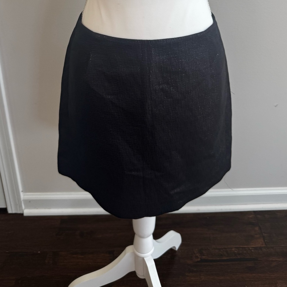 J. Crew Classic Black Mini Skirt